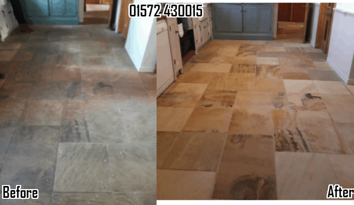 Slate cleaning and polishing in Oakham 01572 430015