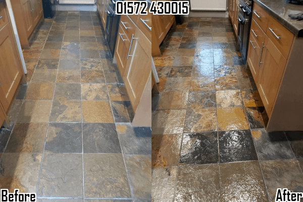 Slate cleaning sealing & polishing in Ridlington, Rutland & Leicestershire 01572 430015